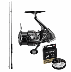 Shimano Lunamis 9,0 fod 6/25 gr+ Shimano Vanford FA 2500 + W10 Fletline